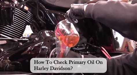 how to check primary oil on harley davidson|how to change oil on harley.